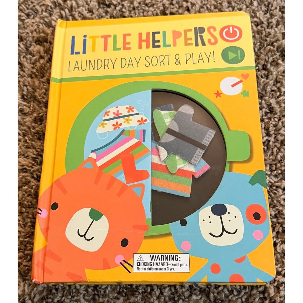Kane Miller-Little Helpers Laundry Day Sort & Play Book